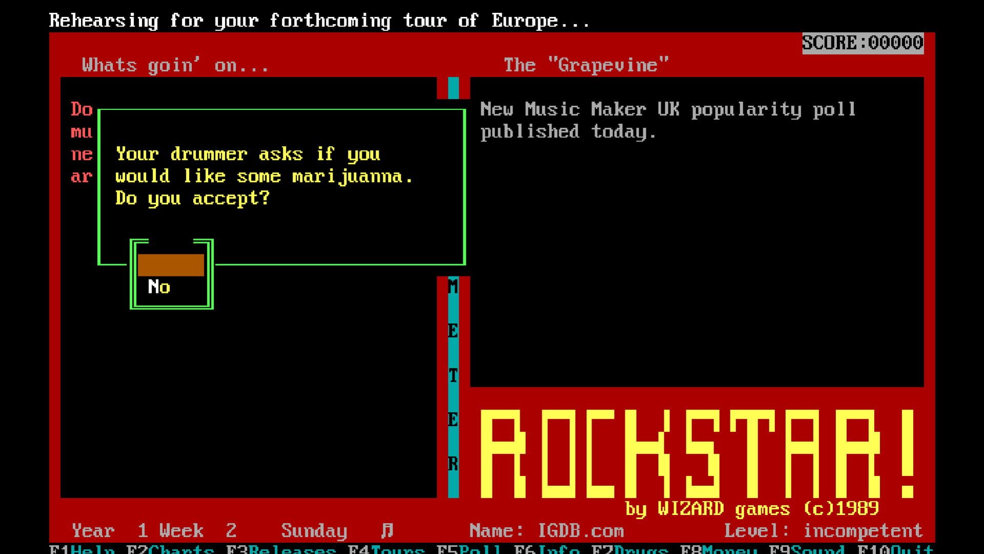 Screenshot for Rockstar!
