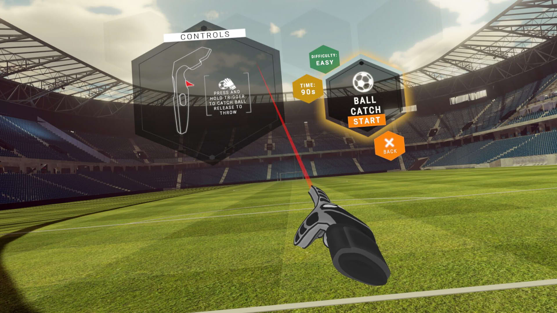 Screenshot for Goalkeeper VR Challenge
