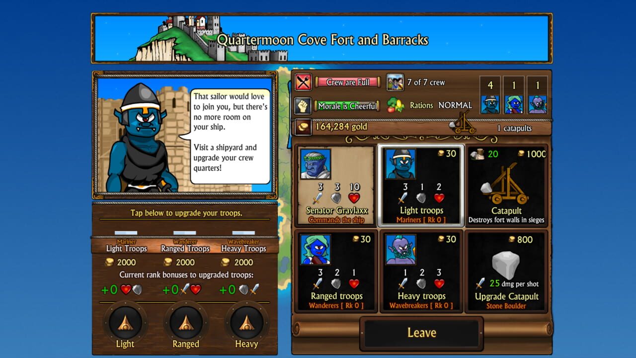 Screenshot for Swords and Sandals Pirates