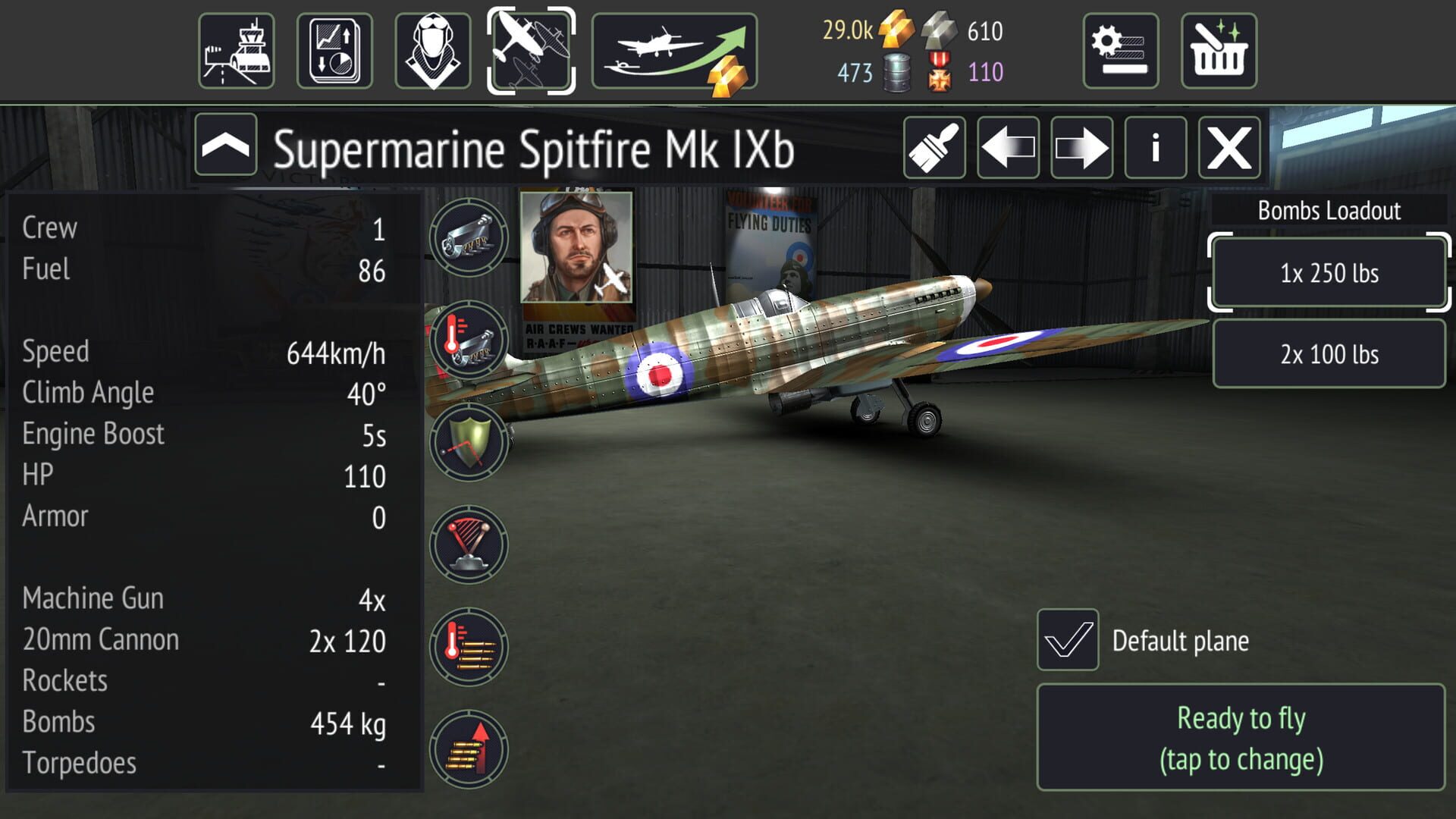 Screenshot for Warplanes: WW2 Dogfight