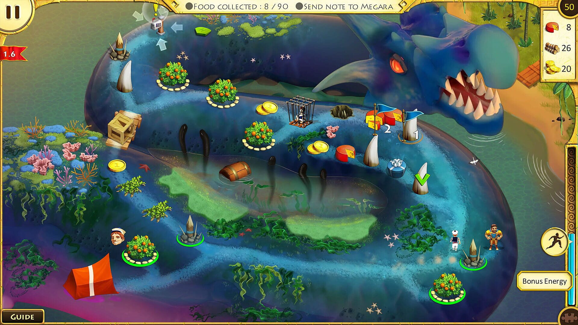 Screenshot for 12 Labours of Hercules VIII: How I Met Megara