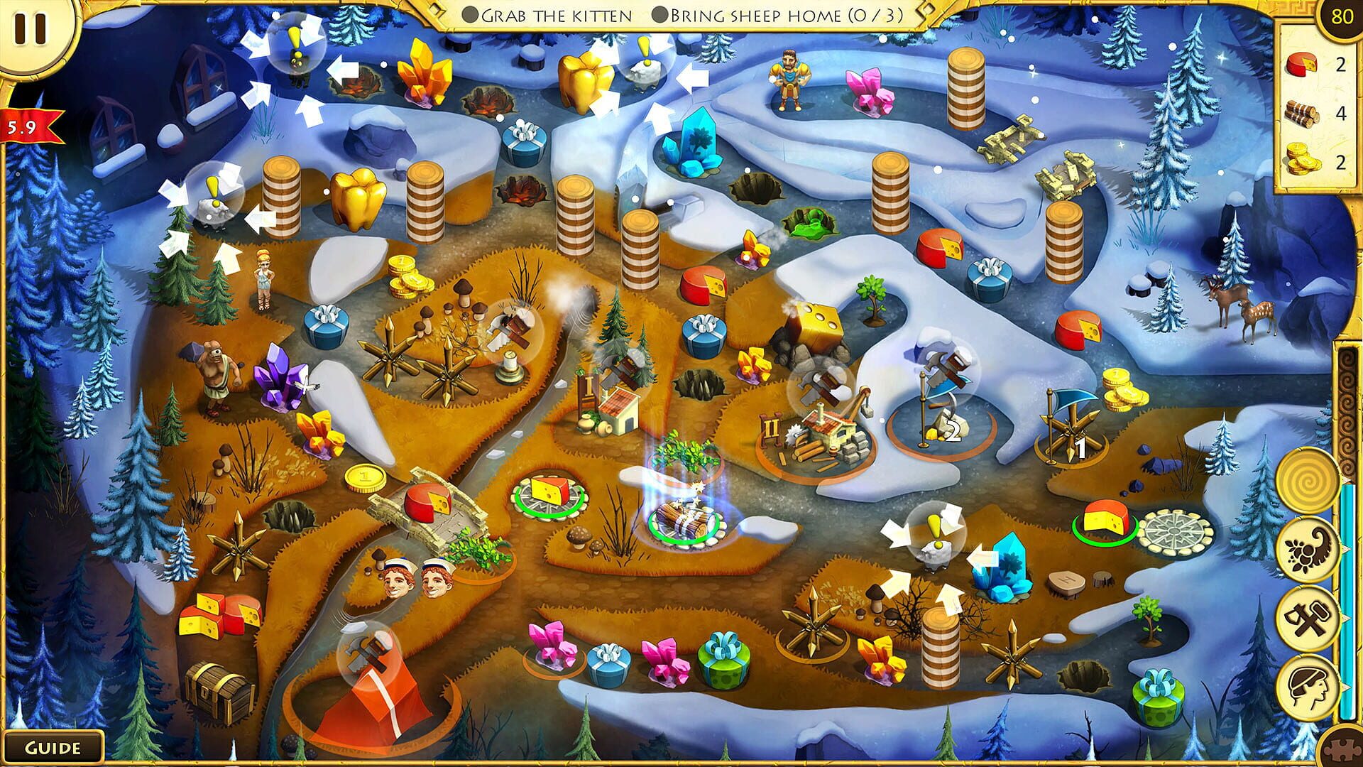 Screenshot for 12 Labours of Hercules VIII: How I Met Megara