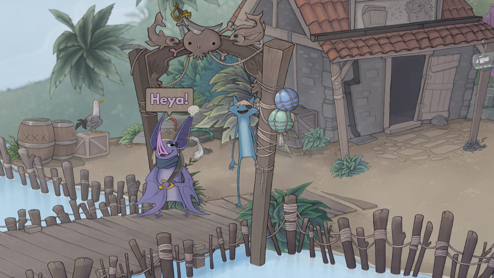 Screenshot for Chook & Sosig: Walk the Plank