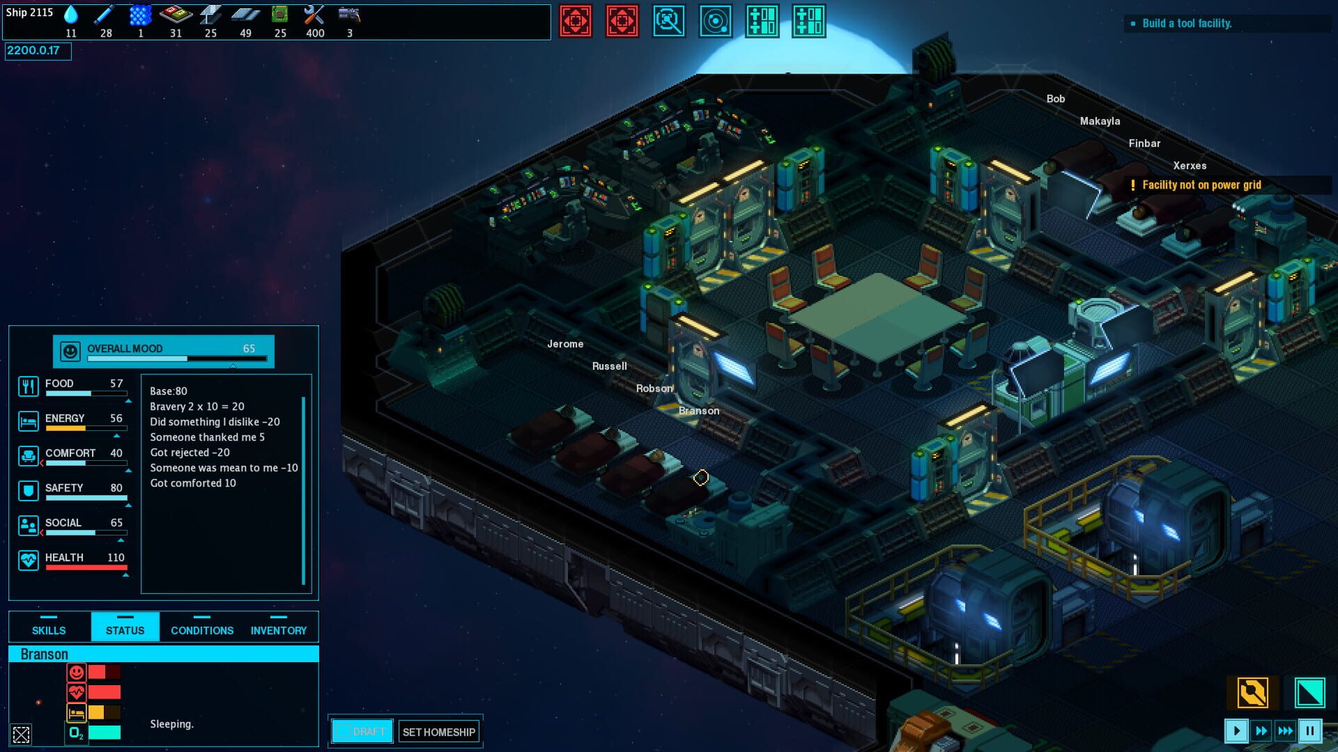 Screenshot for Space Haven