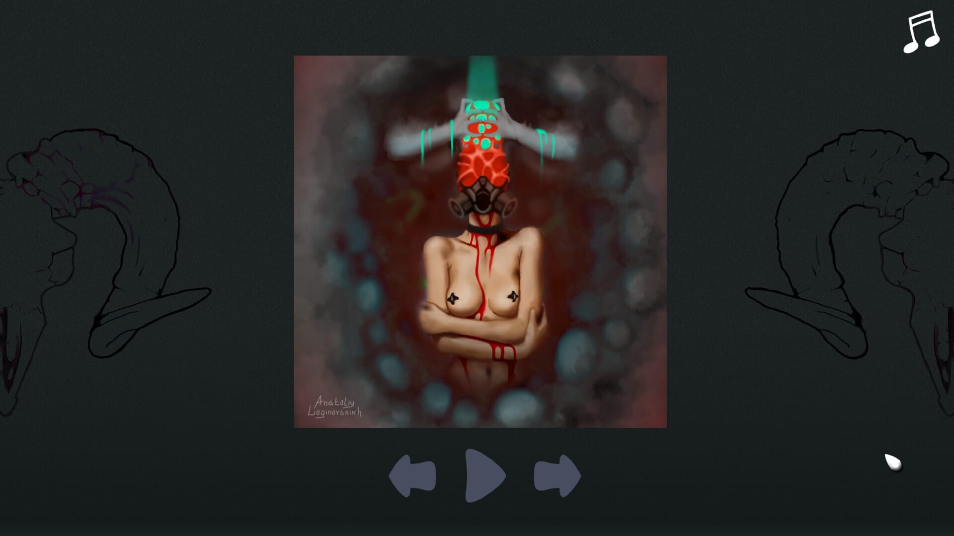 Screenshot for Horror Girl Puzzle