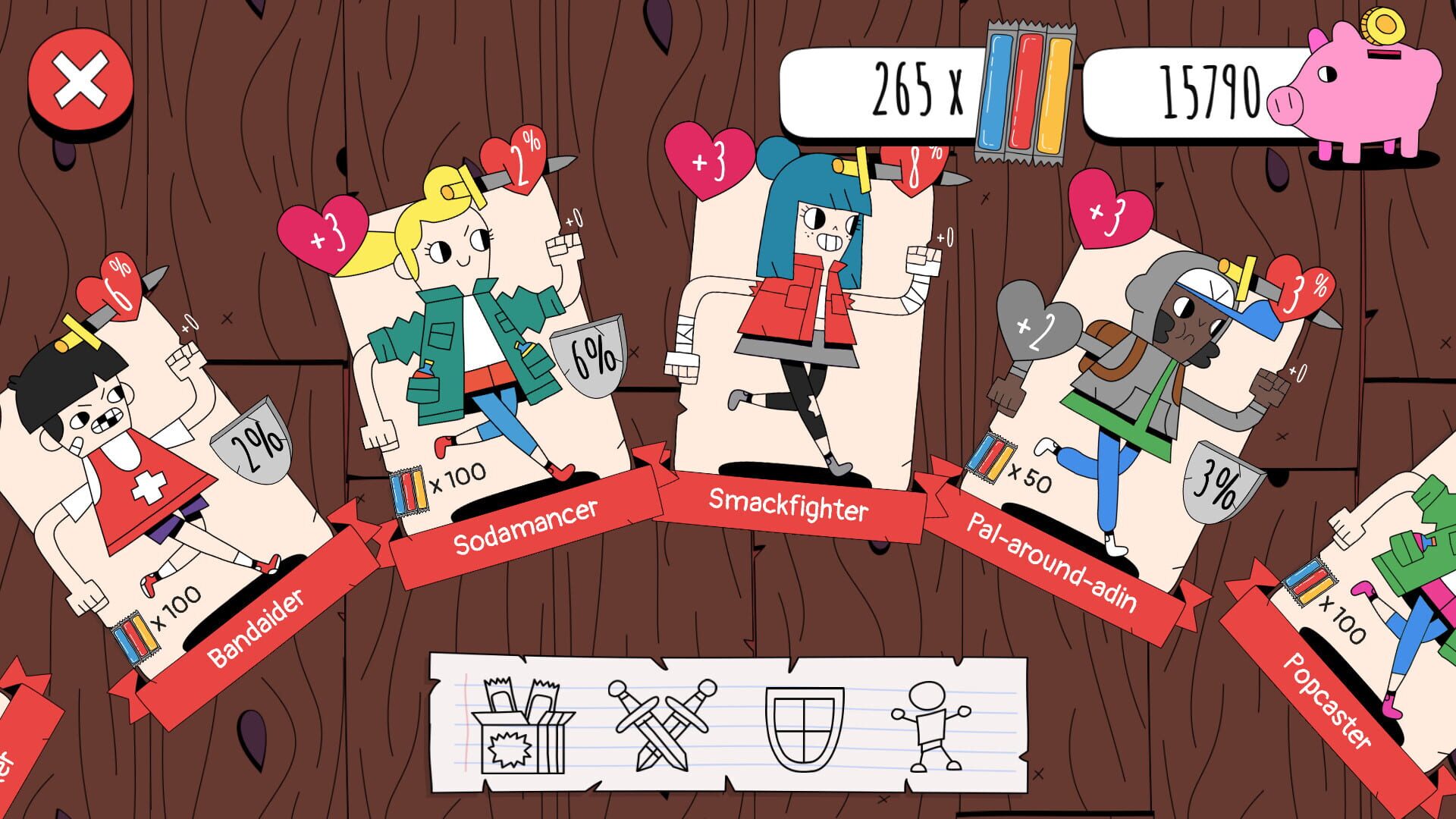 Screenshot for Knights of the Card Table