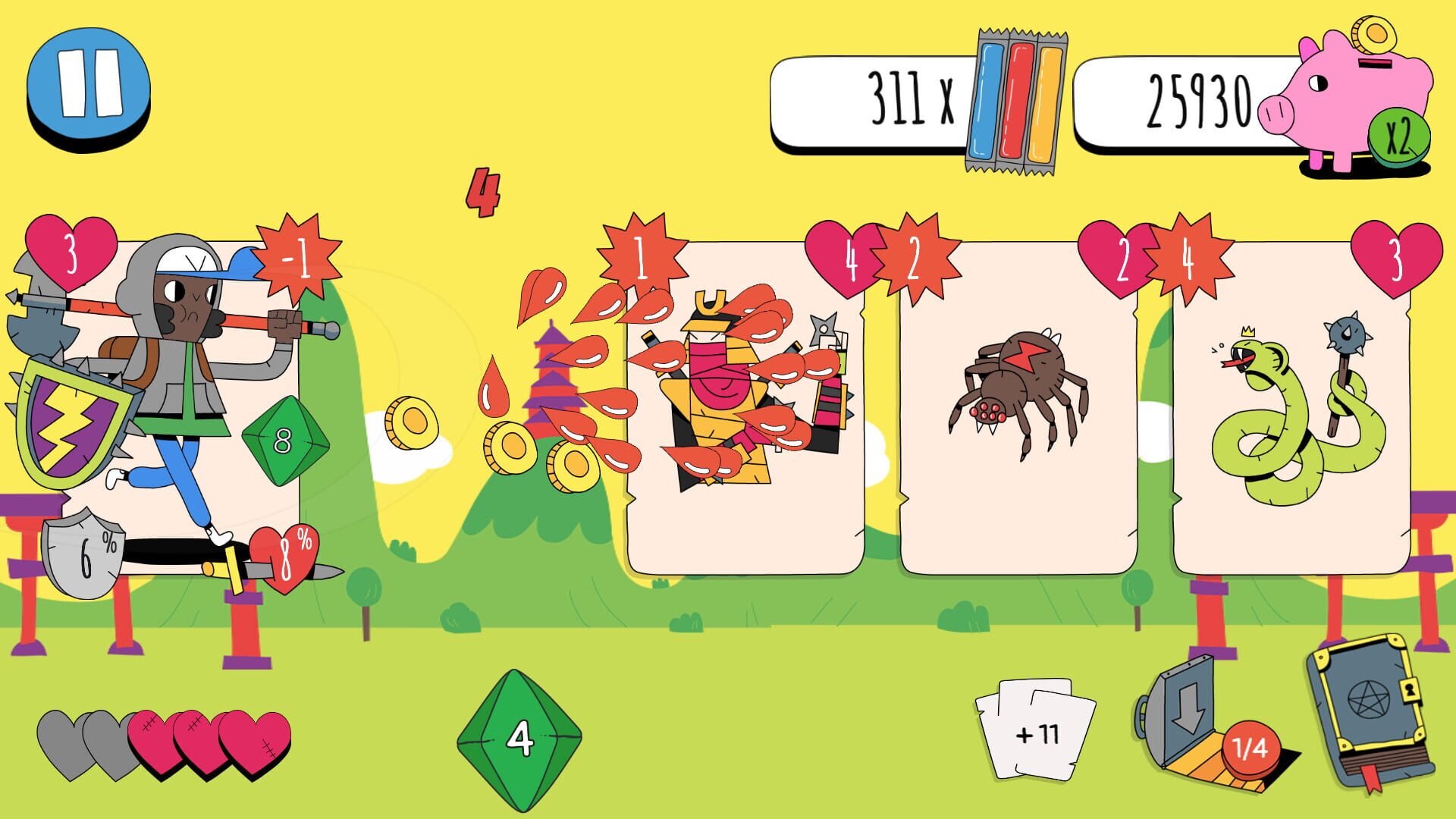 Screenshot for Knights of the Card Table
