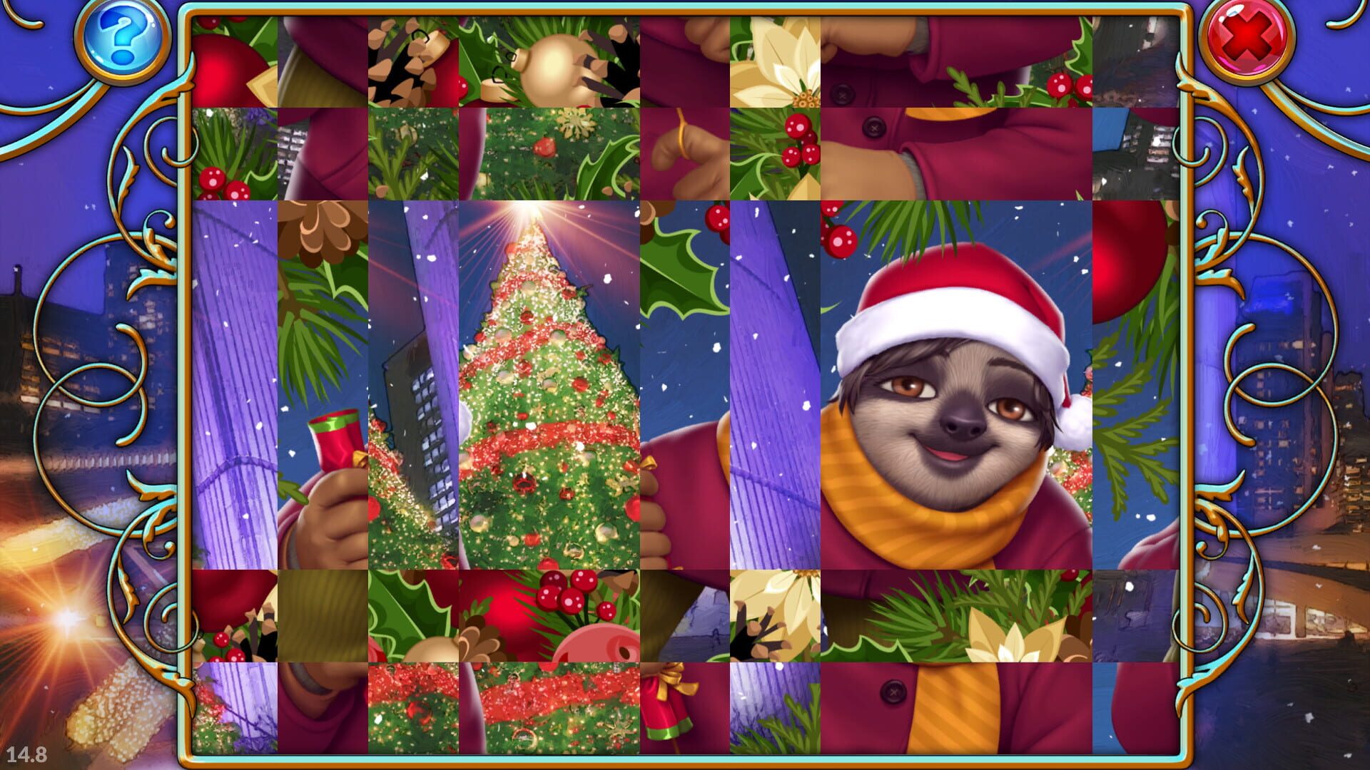 Screenshot for Travel Mosaics 6: Christmas Around the World