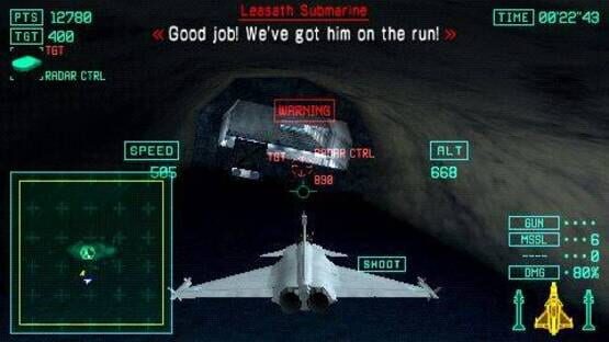 Screenshot for Ace Combat X: Skies of Deception