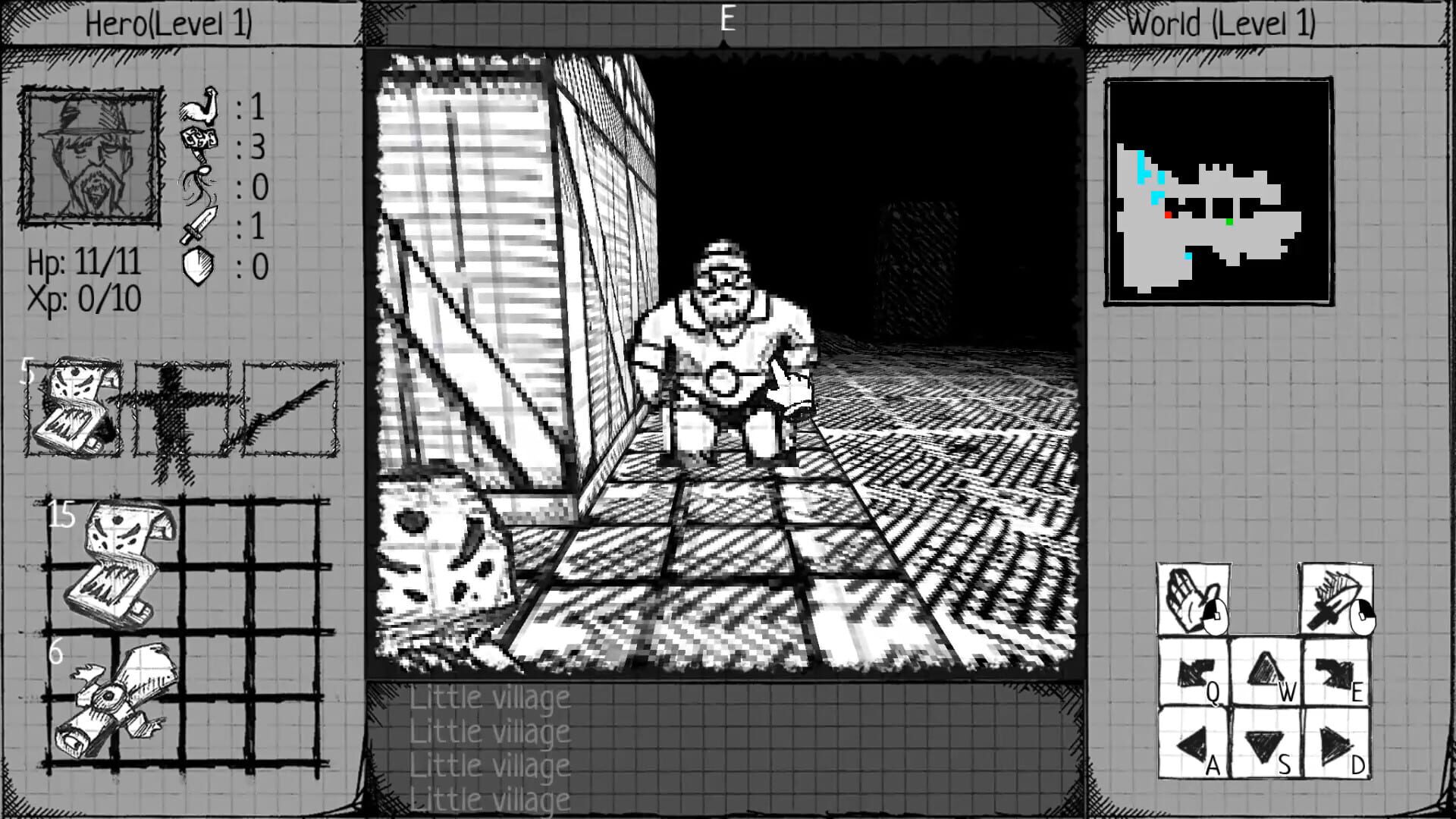 Screenshot for Drawngeon: Dungeons of Ink and Paper