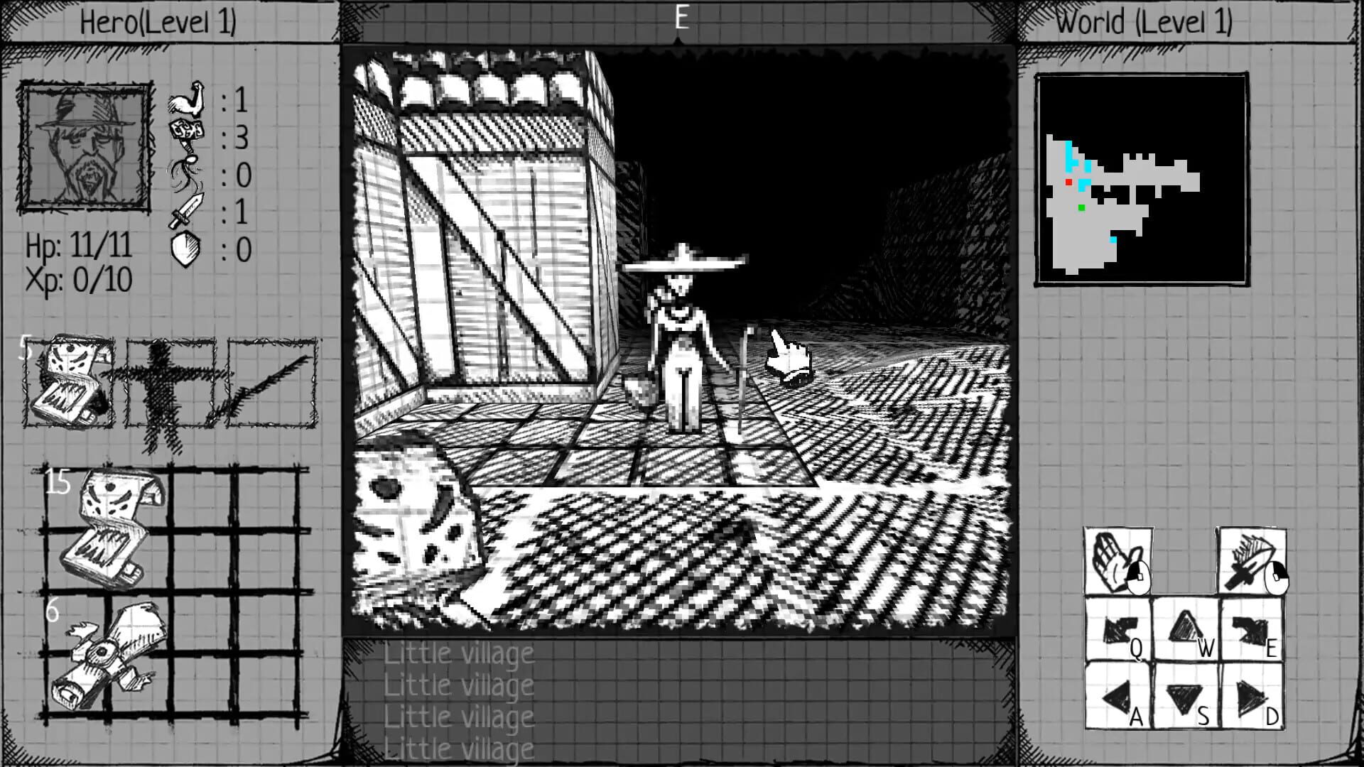 Screenshot for Drawngeon: Dungeons of Ink and Paper