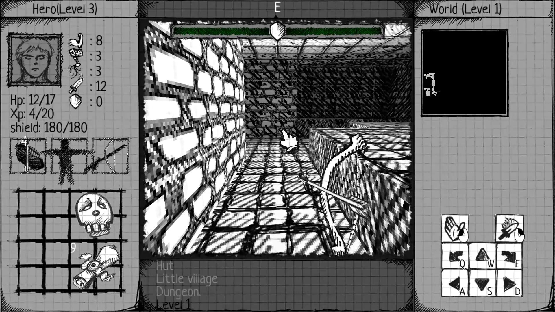 Screenshot for Drawngeon: Dungeons of Ink and Paper