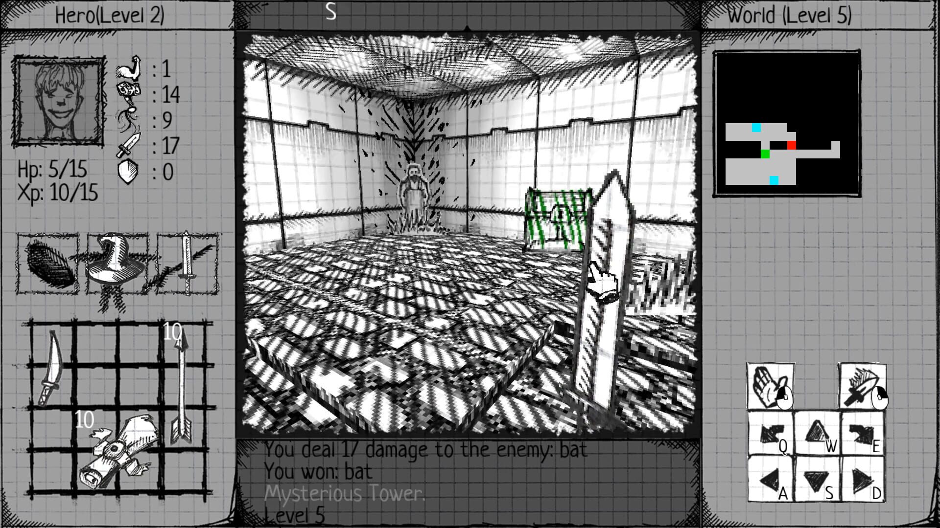 Screenshot for Drawngeon: Dungeons of Ink and Paper