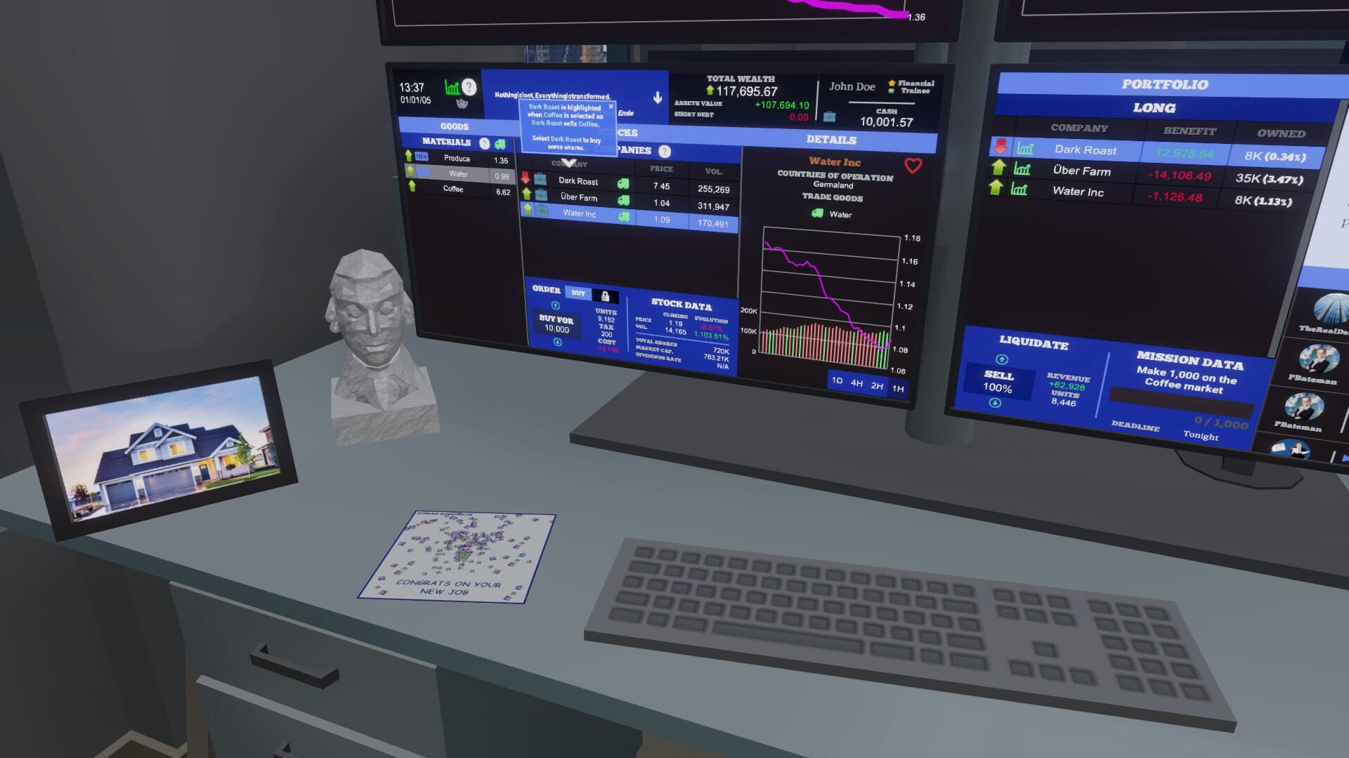 Screenshot for The Invisible Hand