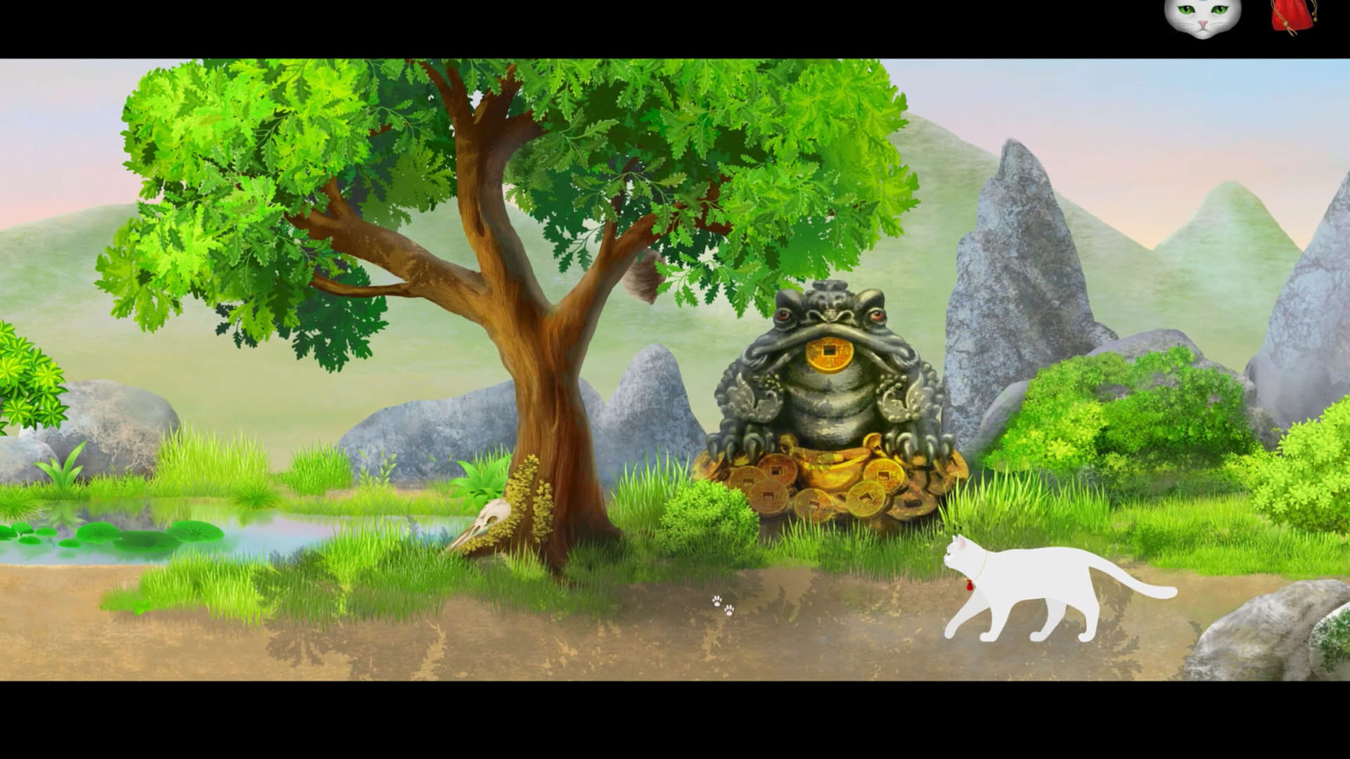 Screenshot for Cat and Ghostly Road