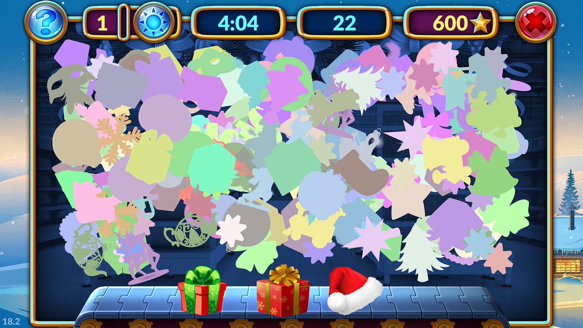 Screenshot for Shopping Clutter 2: Christmas Square