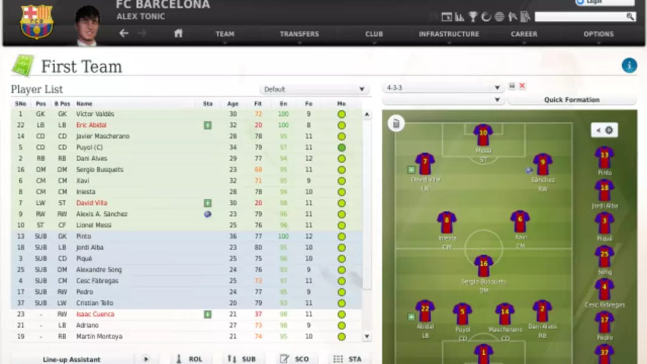 Screenshot for FIFA Manager 13