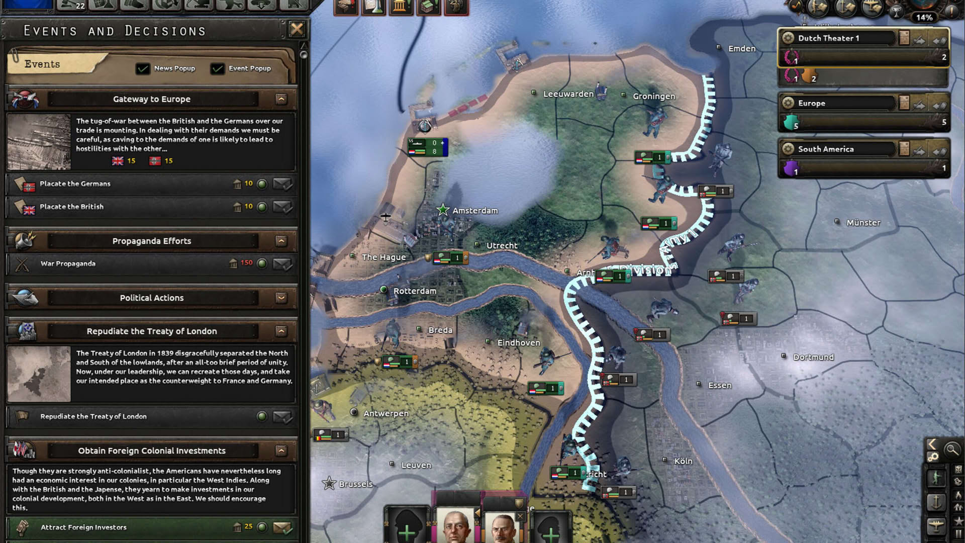 Screenshot for Hearts of Iron IV: Man the Guns