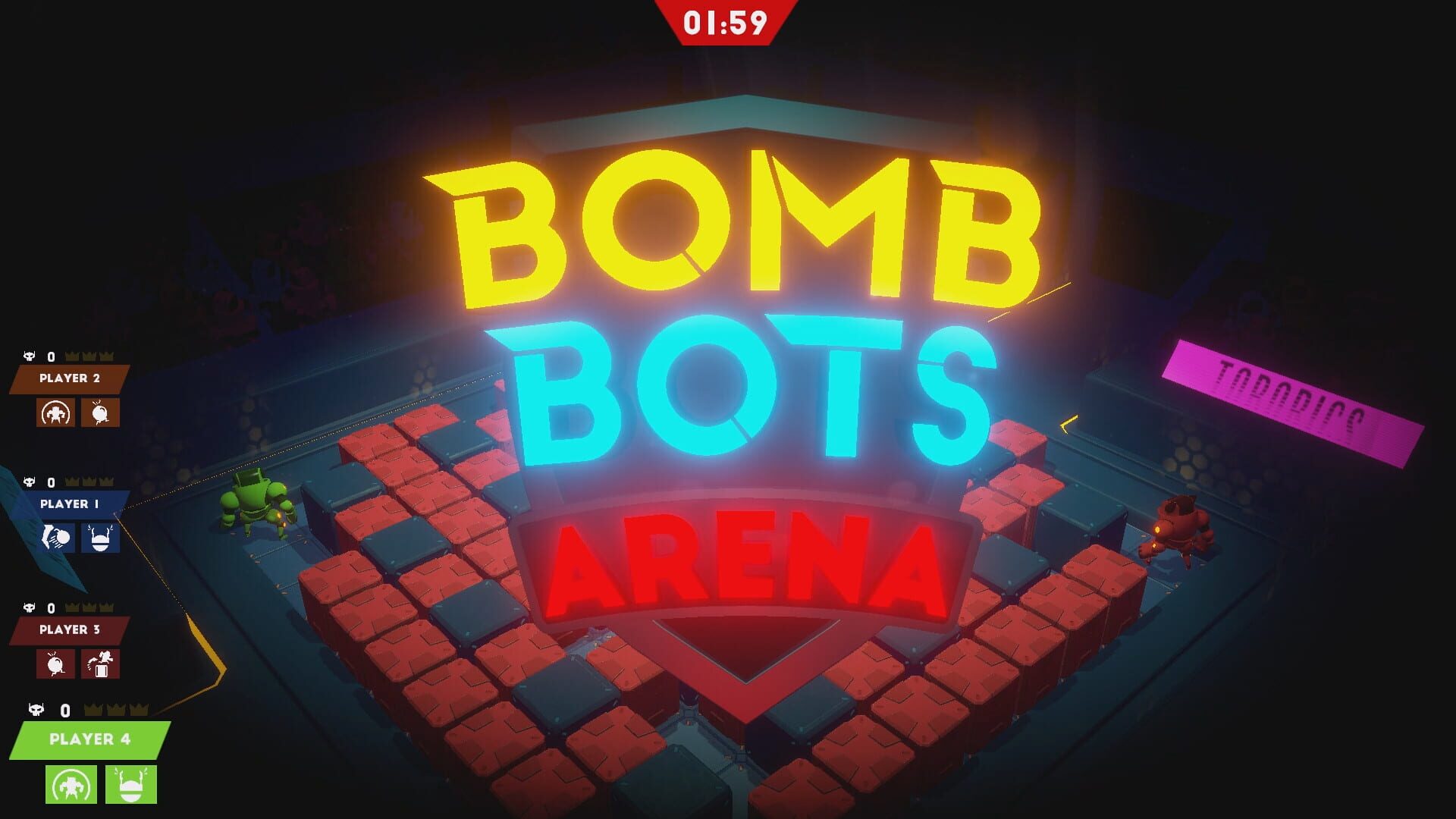 Screenshot for Bomb Bots Arena