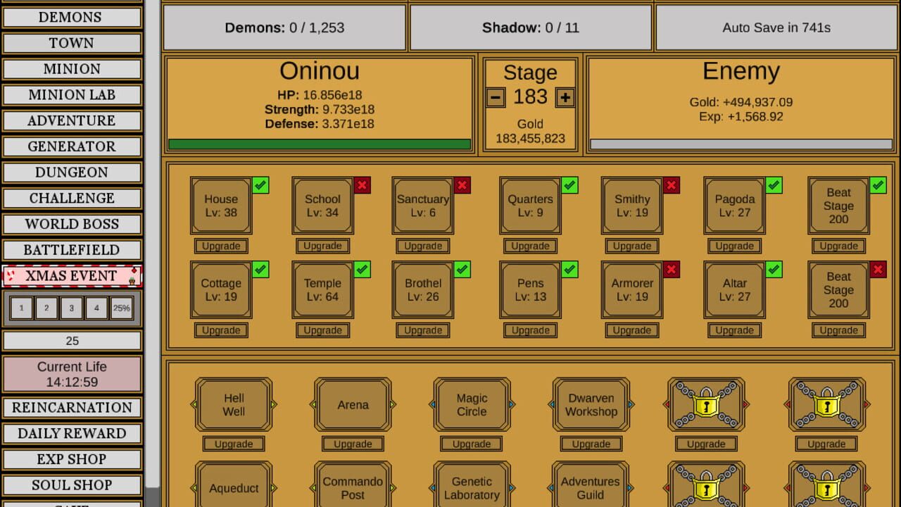 Screenshot for Wizard and Minion Idle