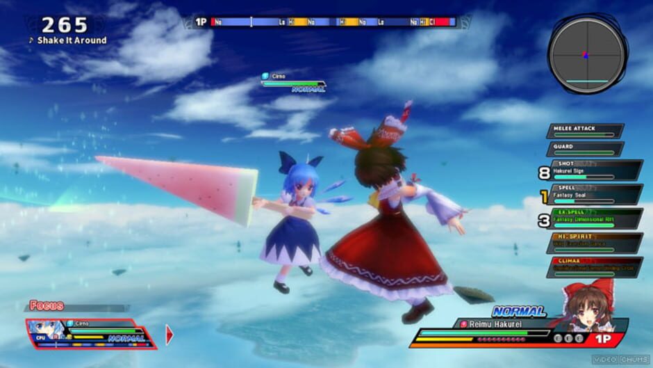 Screenshot for Touhou Sky Arena: Matsuri Climax