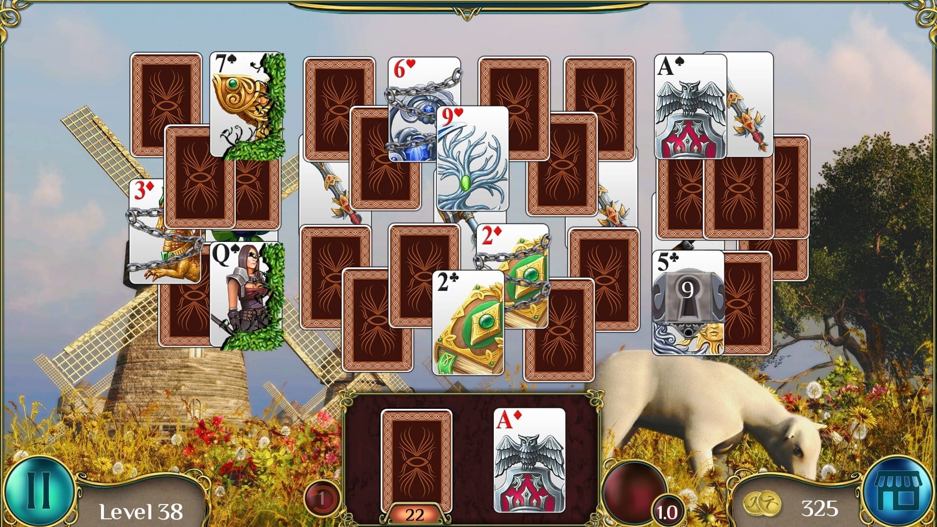 Screenshot for The Far Kingdoms: Awakening Solitaire