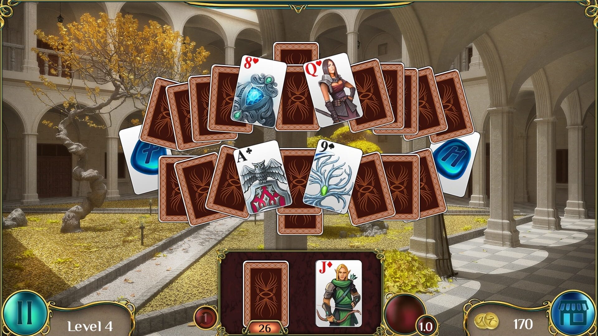 Screenshot for The Far Kingdoms: Awakening Solitaire