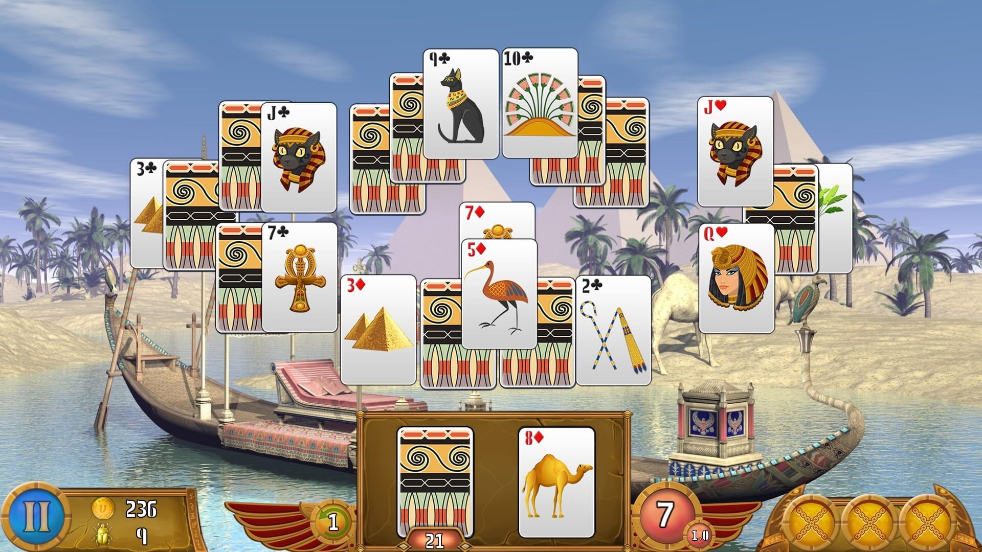 Screenshot for Luxor Solitaire