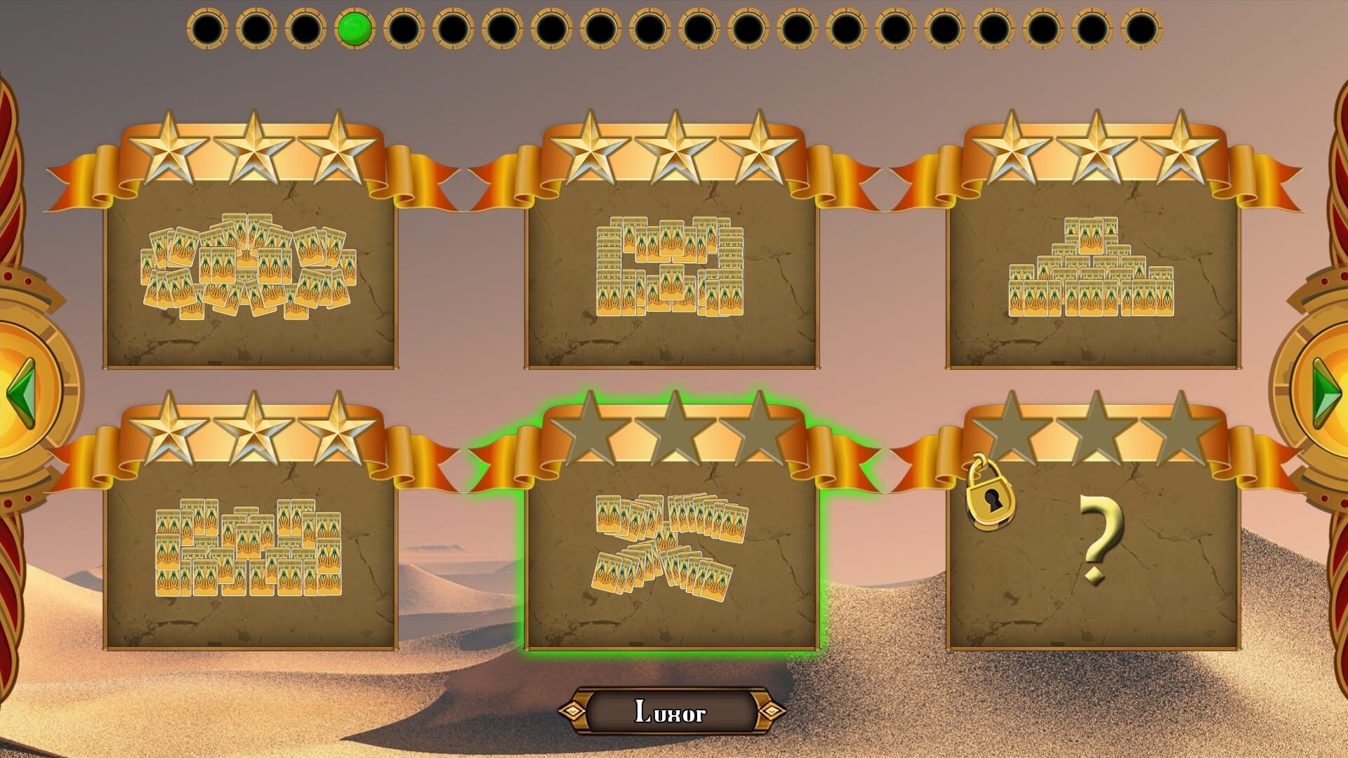 Screenshot for Luxor Solitaire