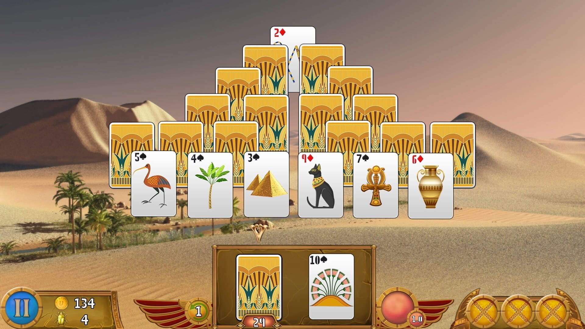 Screenshot for Luxor Solitaire