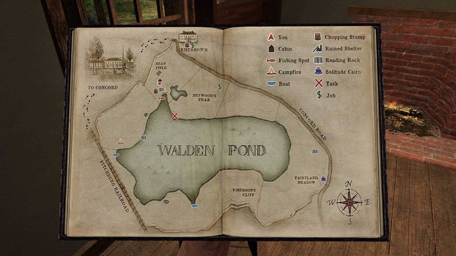 Screenshot for Walden, a game