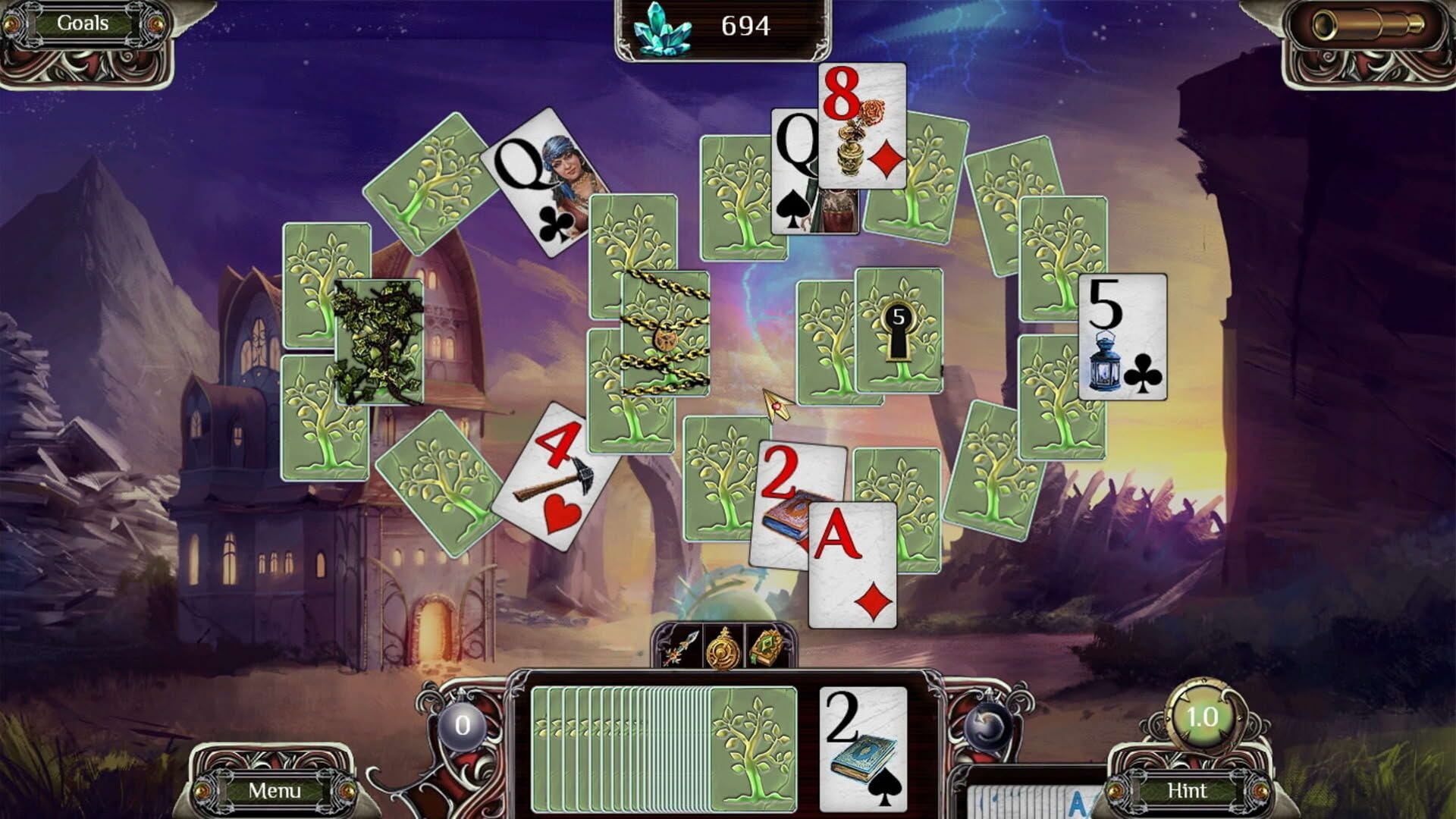 Screenshot for Sacred Grove Solitaire