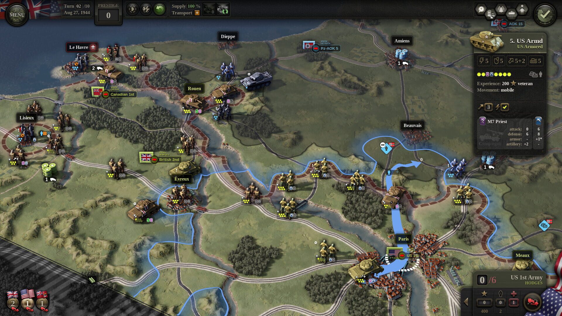 Screenshot for Unity of Command II