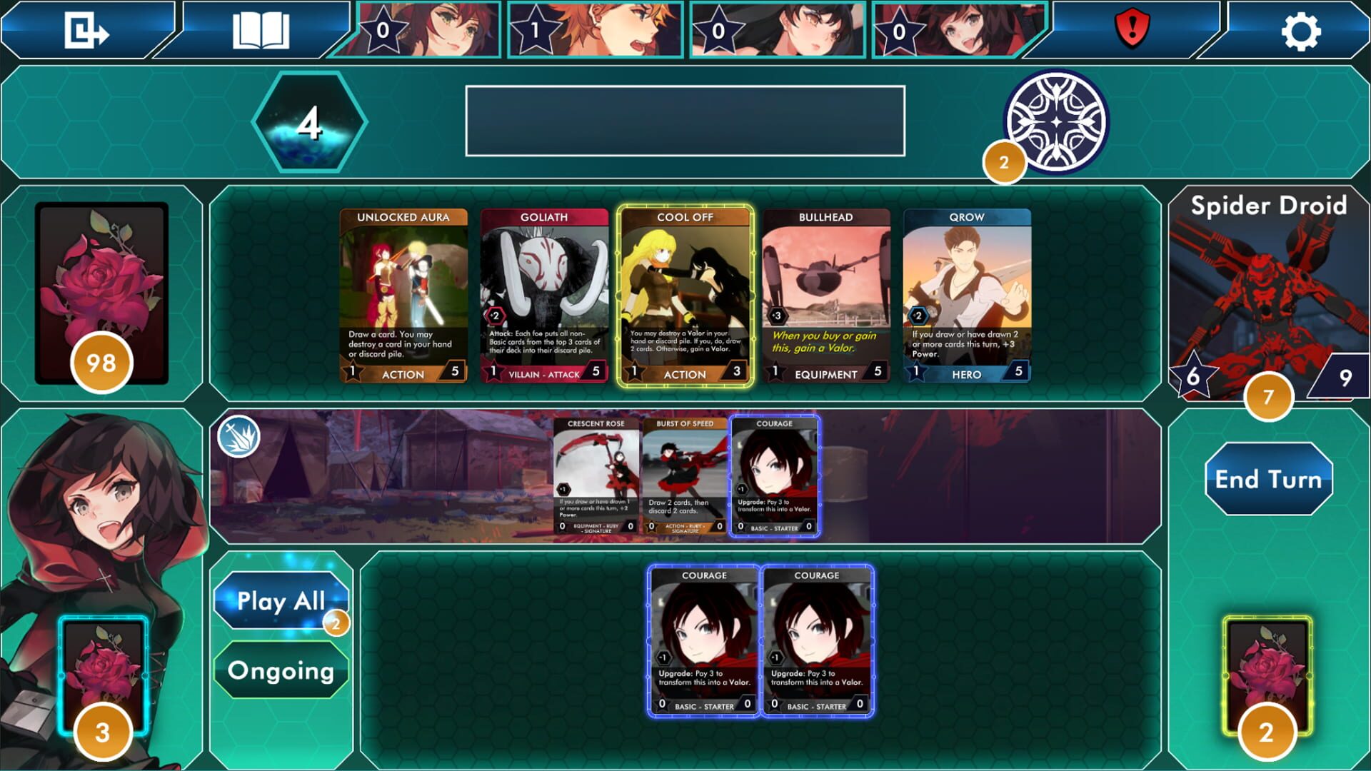 Screenshot for RWBY Deckbuilding Game