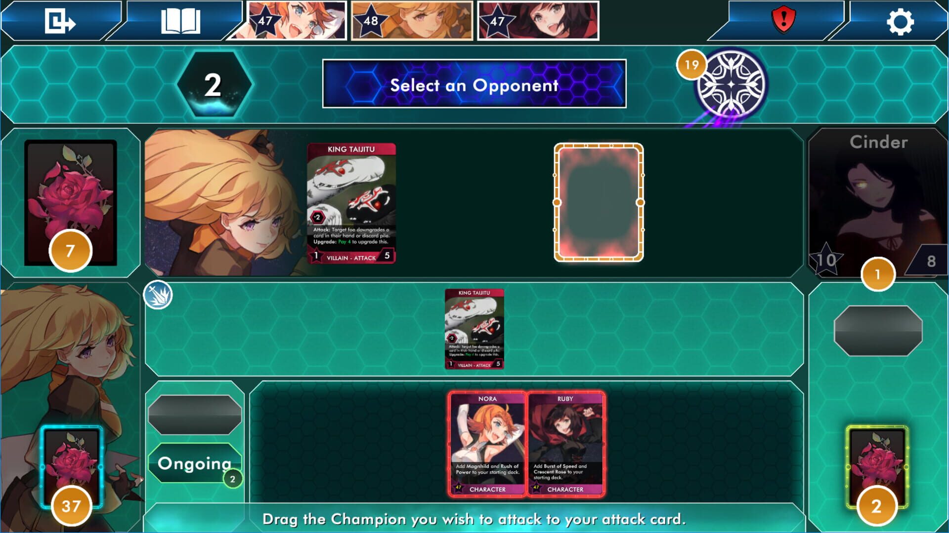 Screenshot for RWBY Deckbuilding Game