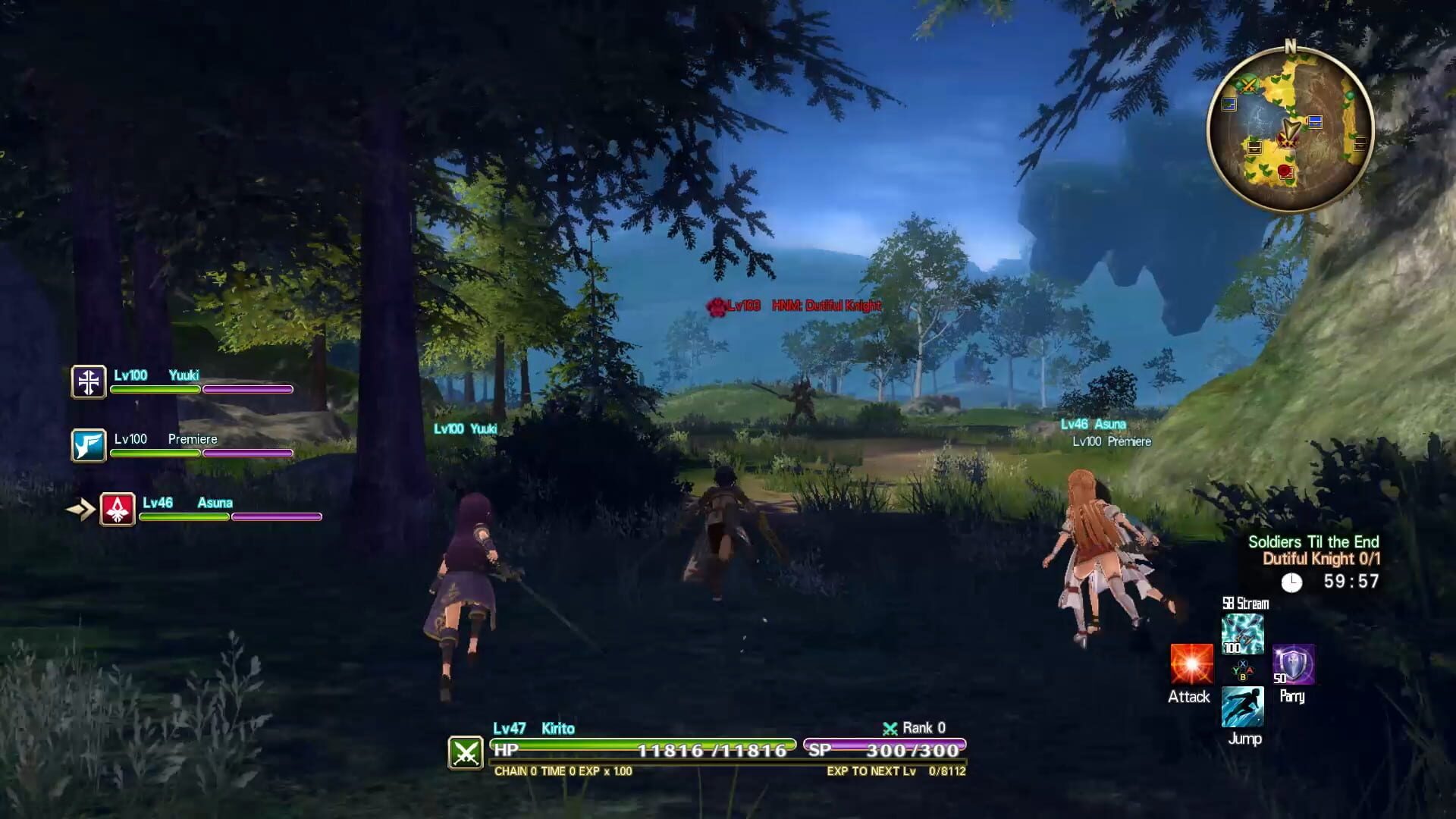 Screenshot for Sword Art Online: Hollow Realization