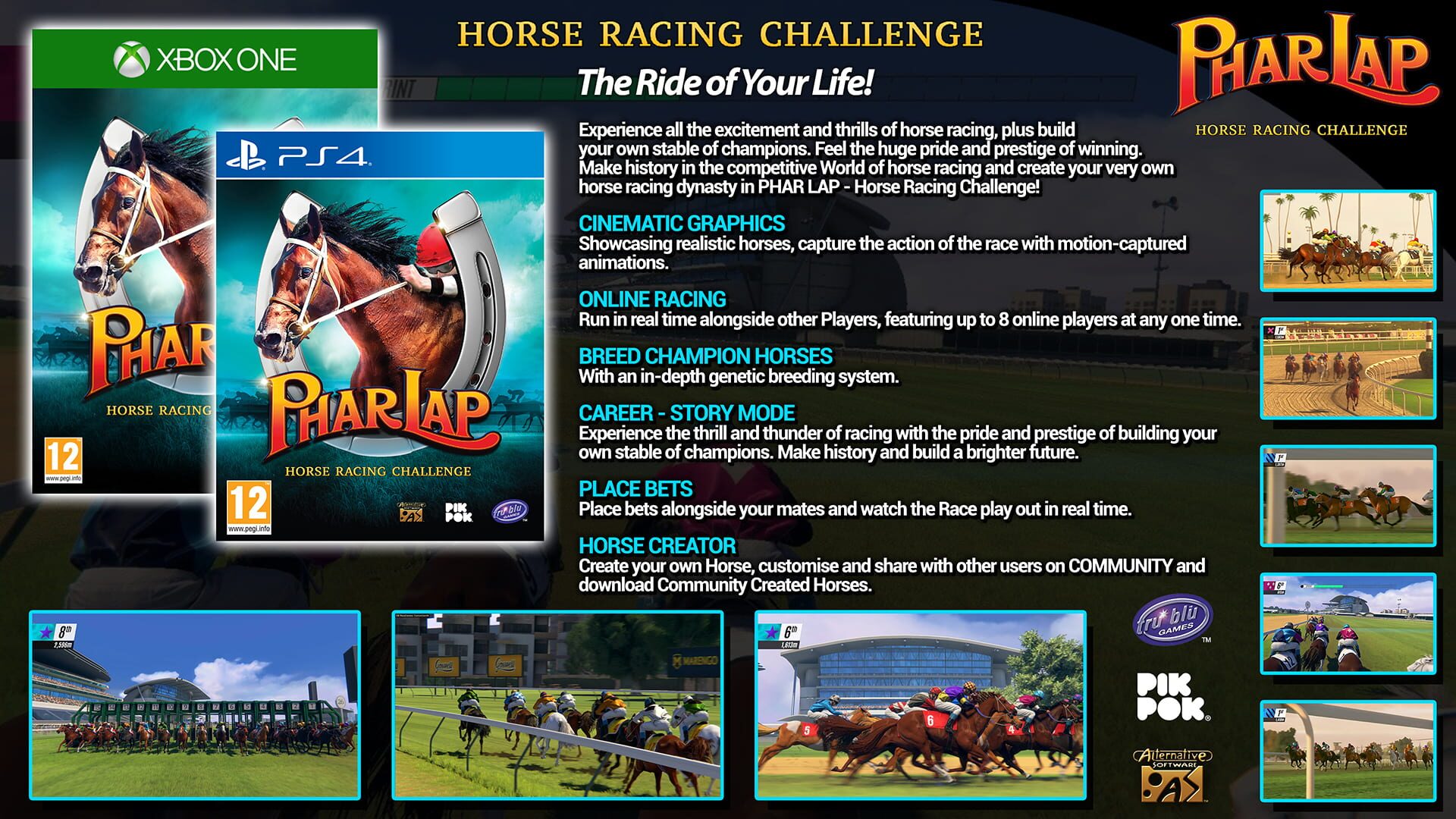 Screenshot for Phar Lap: Horse Racing Challenge