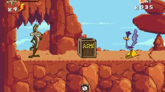 Screenshot for Desert Demolition Starring Road Runner and Wile E. Coyote