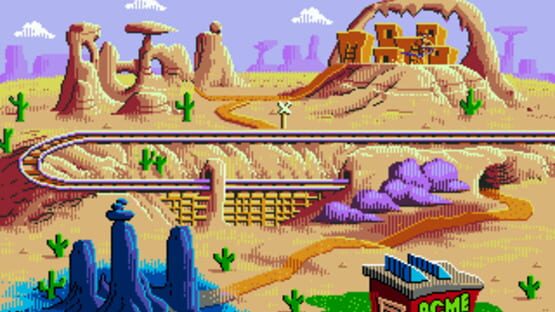 Screenshot for Desert Demolition Starring Road Runner and Wile E. Coyote