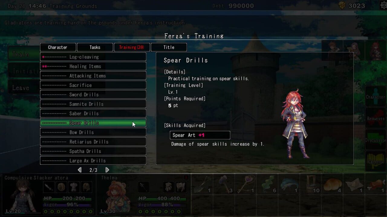 Screenshot for Mad Princess: The Great Gladiators