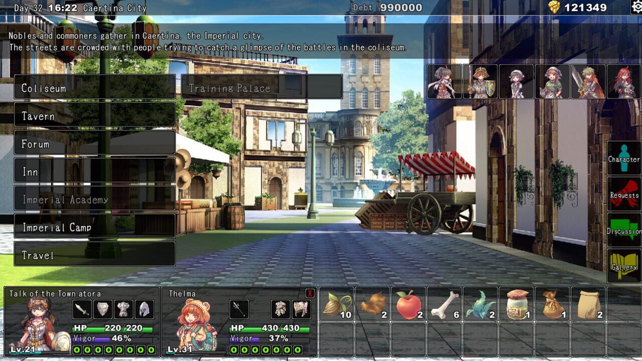 Screenshot for Mad Princess: The Great Gladiators