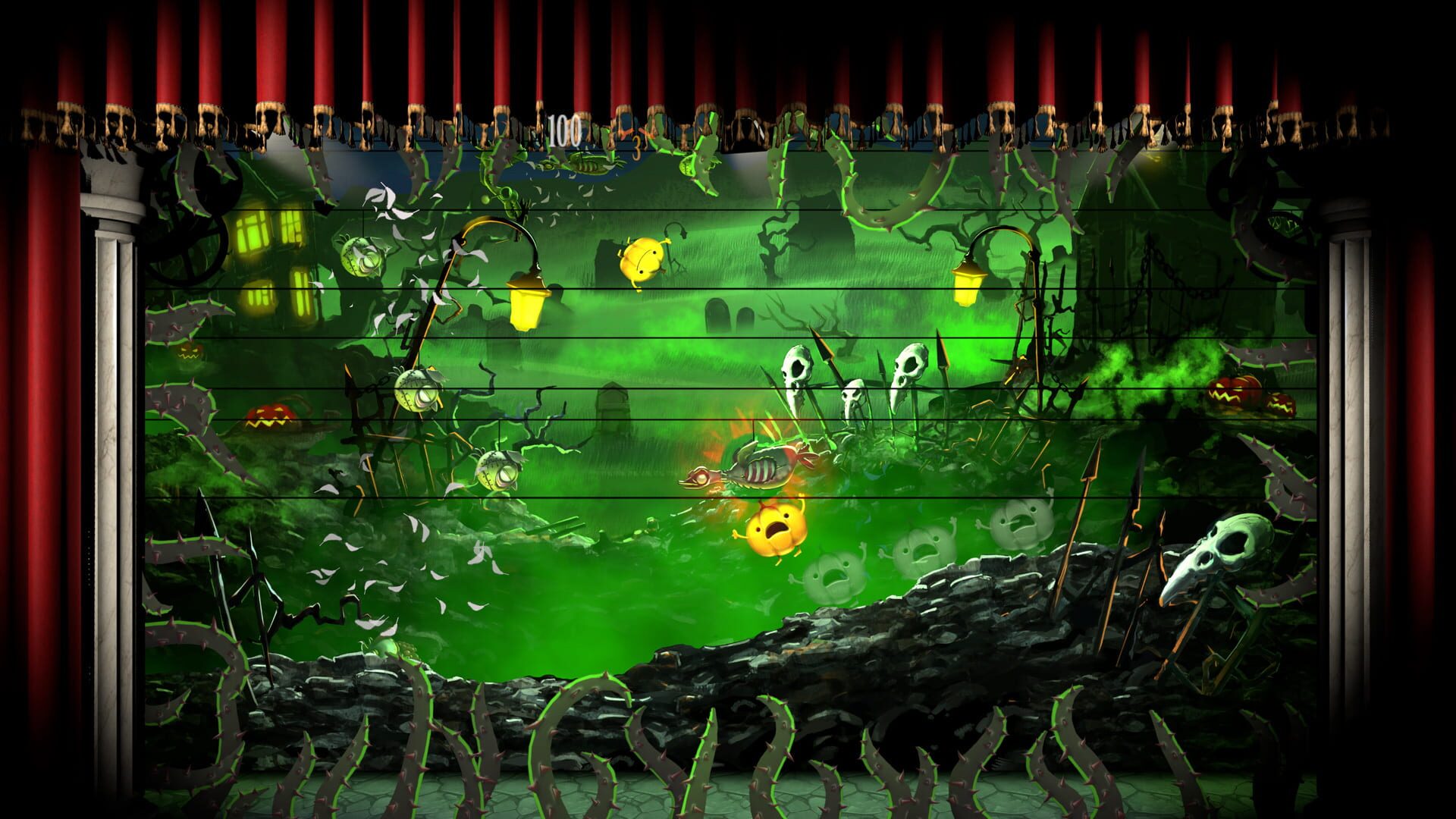 Screenshot for Shoot the Zombirds VR