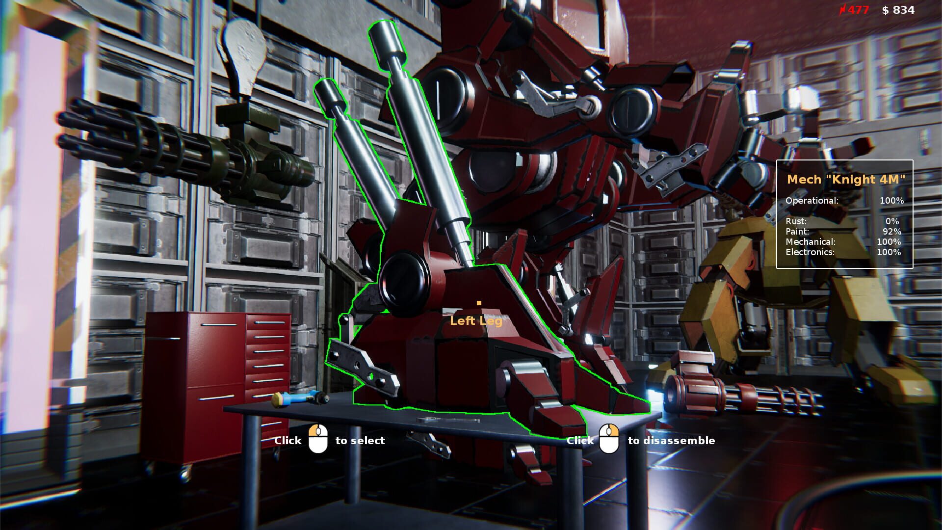 Screenshot for Mech Mechanic Simulator