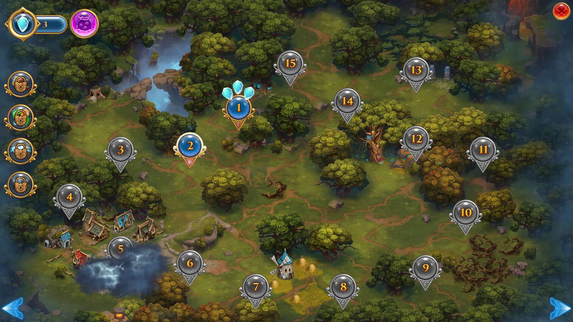 Screenshot for Gems of Magic: Lost Family