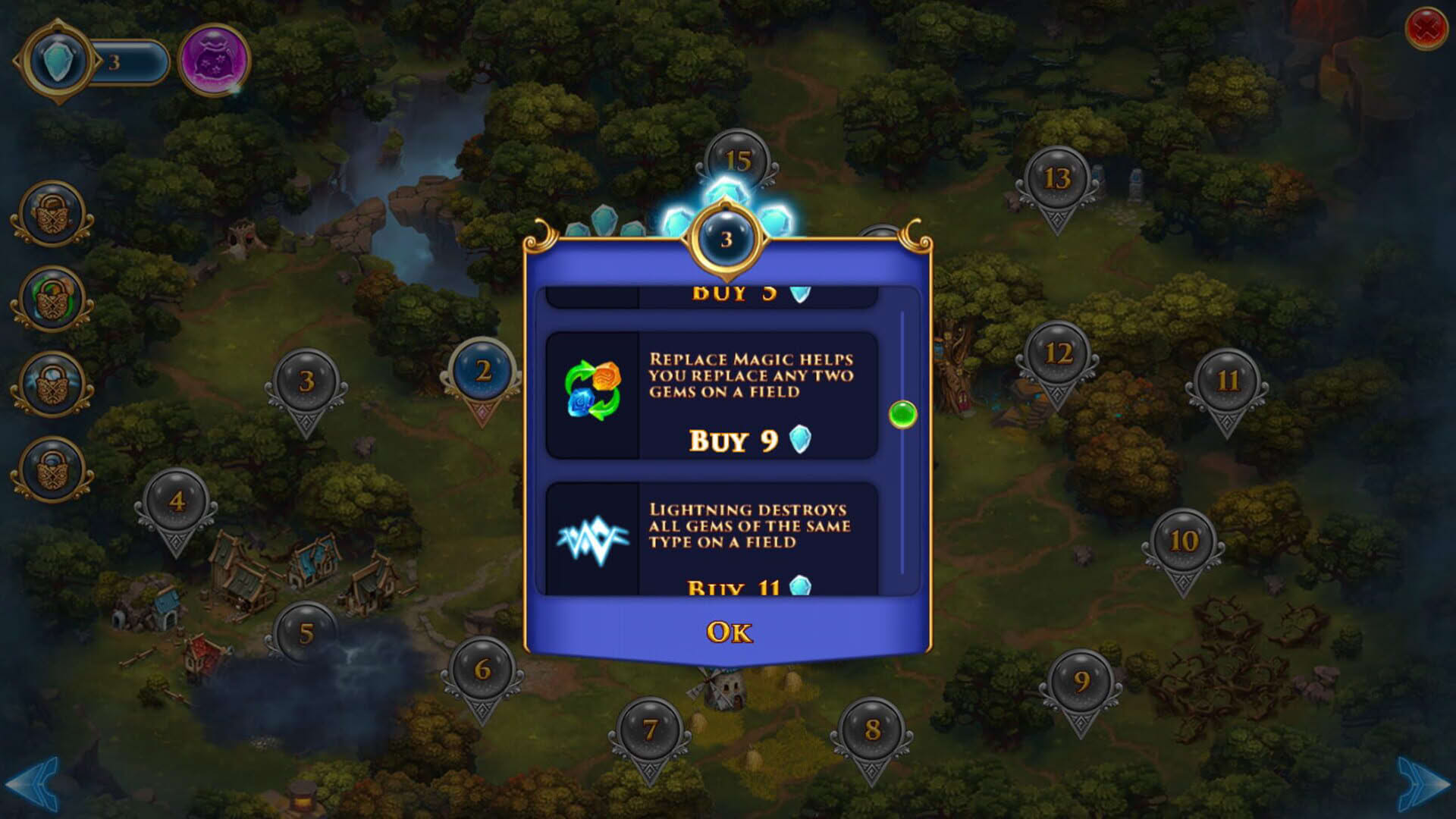 Screenshot for Gems of Magic: Lost Family