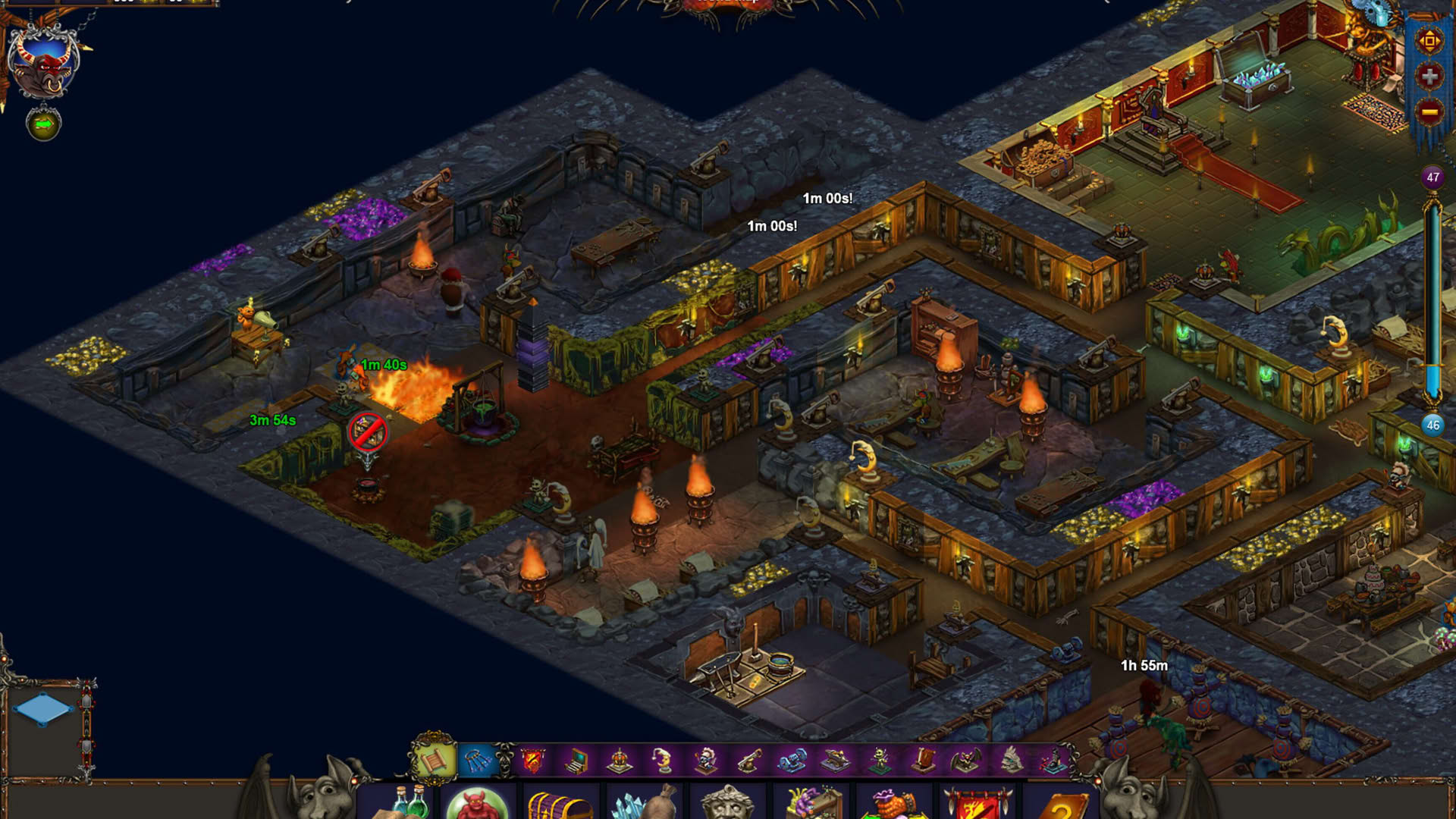 Screenshot for Little Imps: A Dungeon Builder