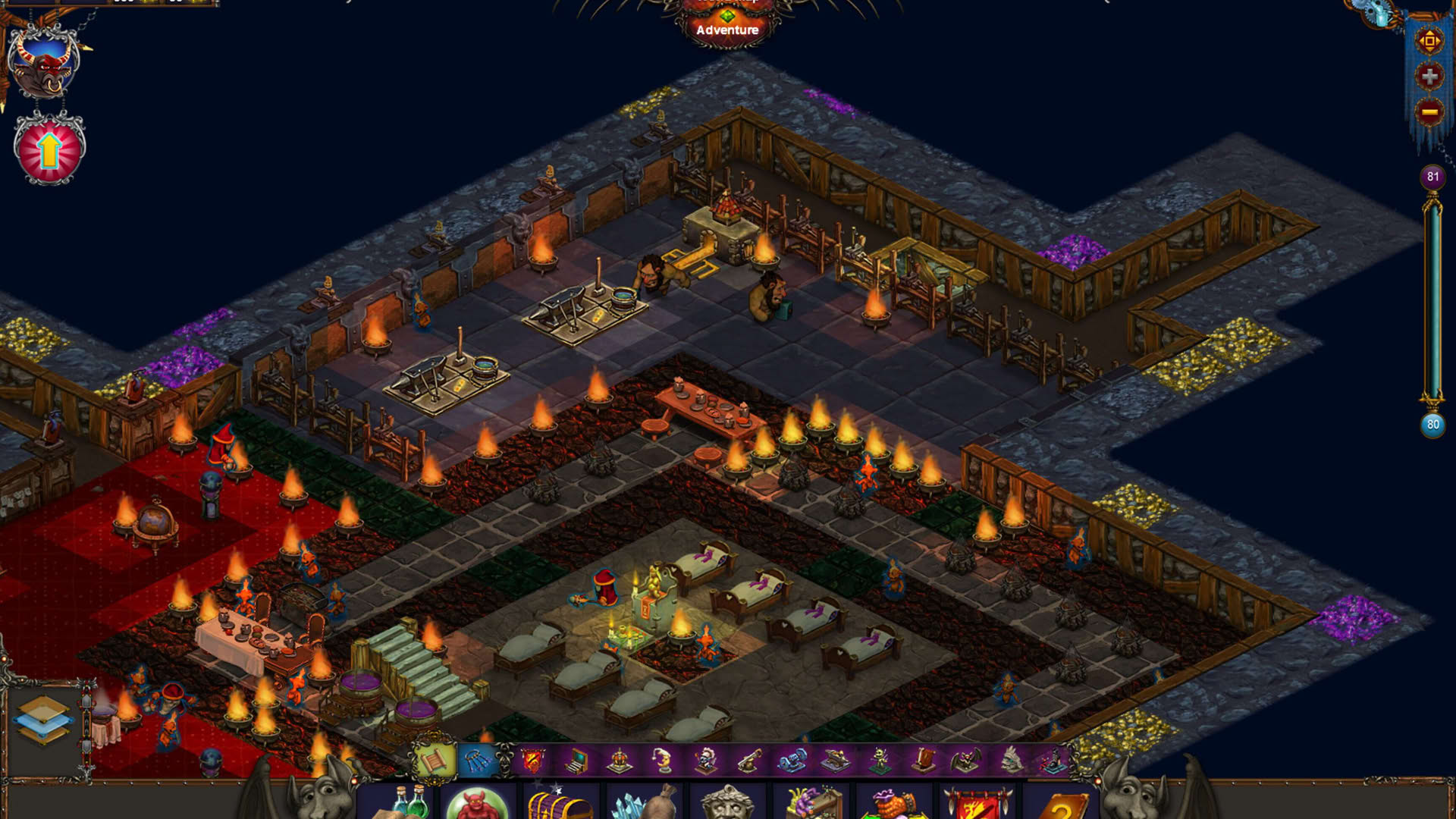 Screenshot for Little Imps: A Dungeon Builder