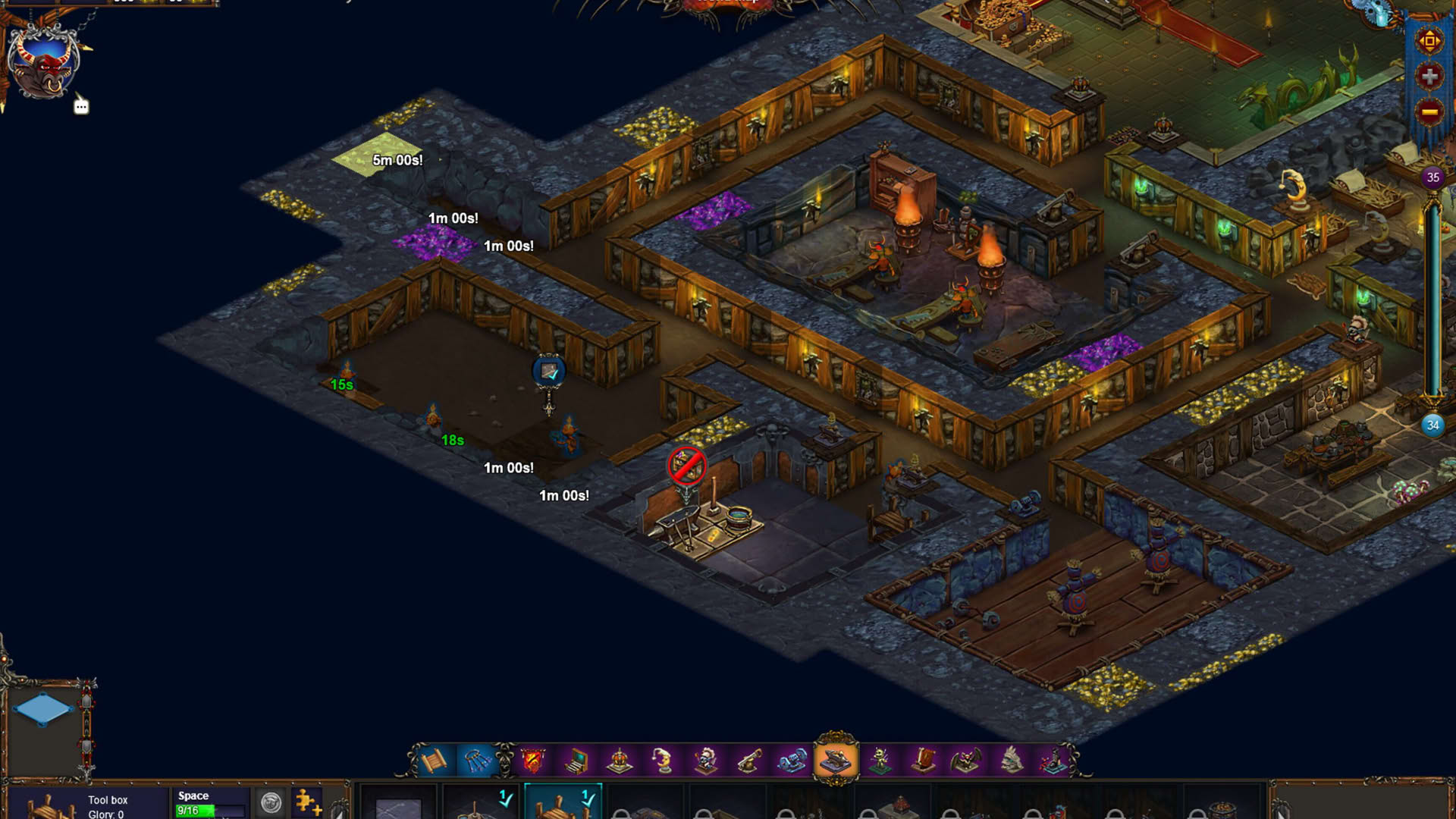 Screenshot for Little Imps: A Dungeon Builder