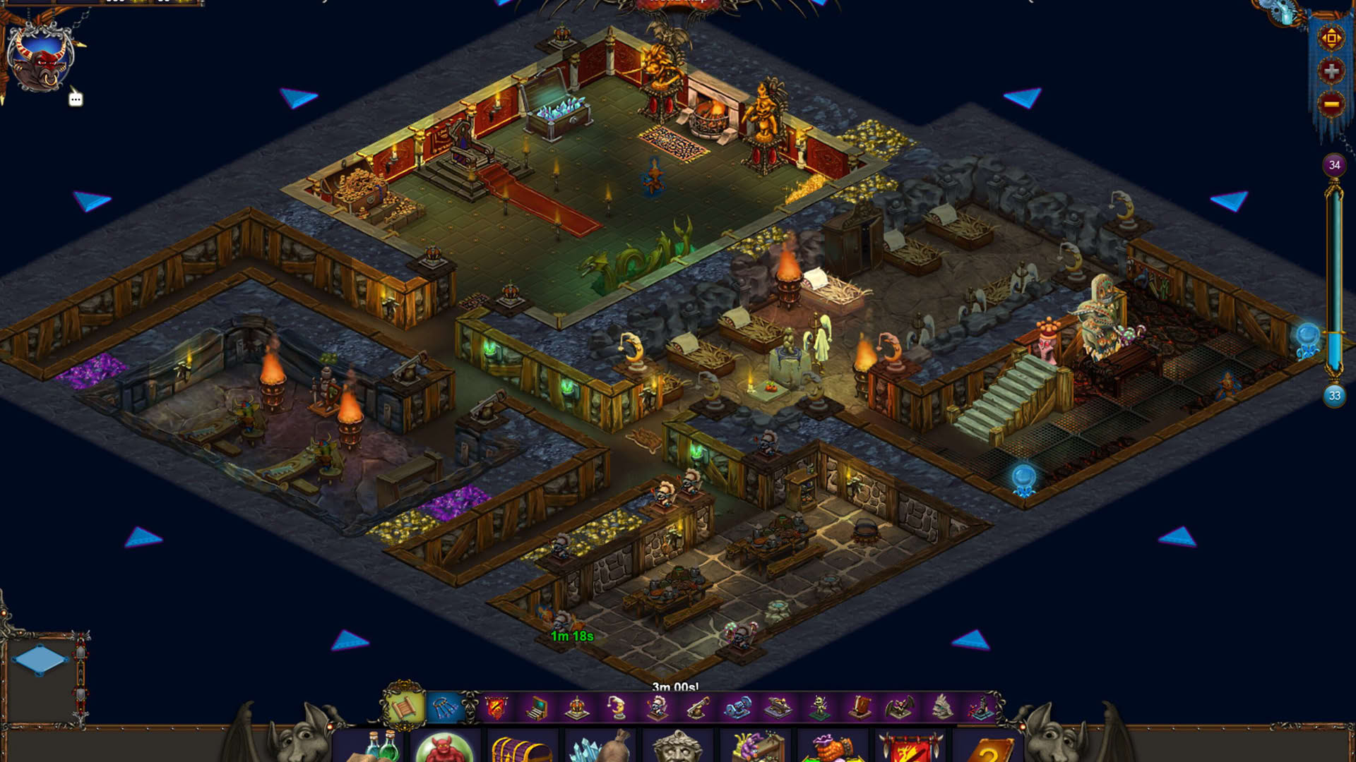 Screenshot for Little Imps: A Dungeon Builder