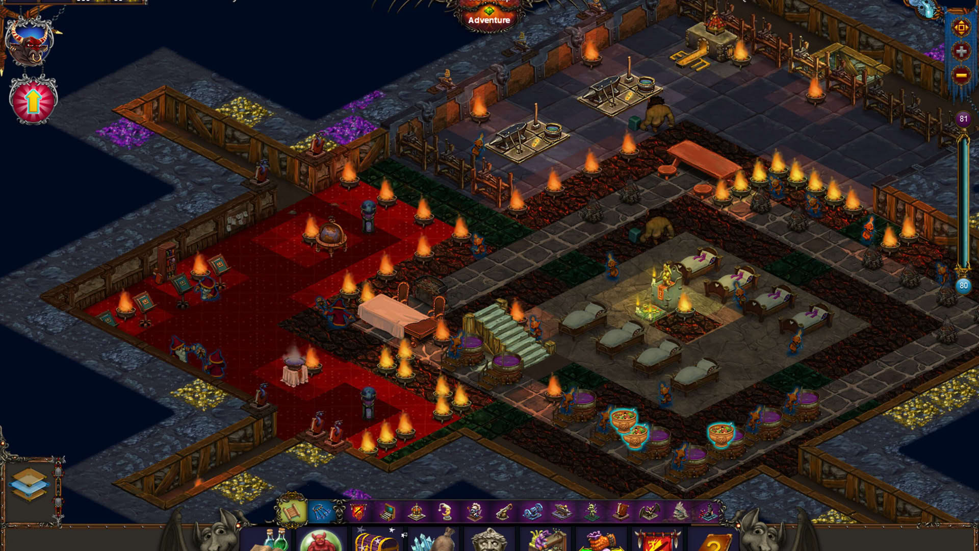 Screenshot for Little Imps: A Dungeon Builder